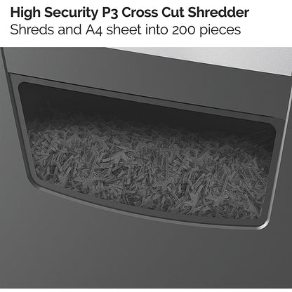 Rexel Momentum X312 P-3 Cross-Cut Shredder, 23 Litres