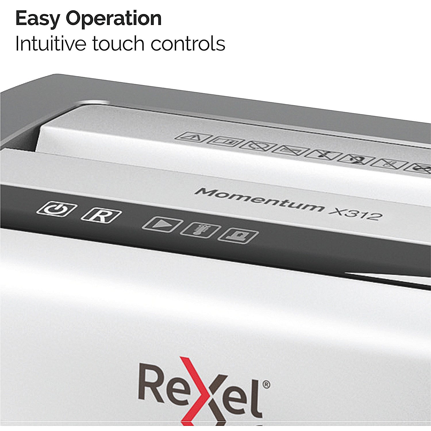Rexel Momentum X312 P-3 Cross-Cut Shredder, 23 Litres