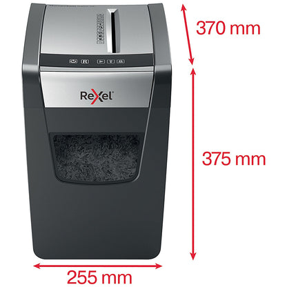 Rexel Momentum X410-SL Slimline P-4 Cross-Cut Shredder, 23 Litres
