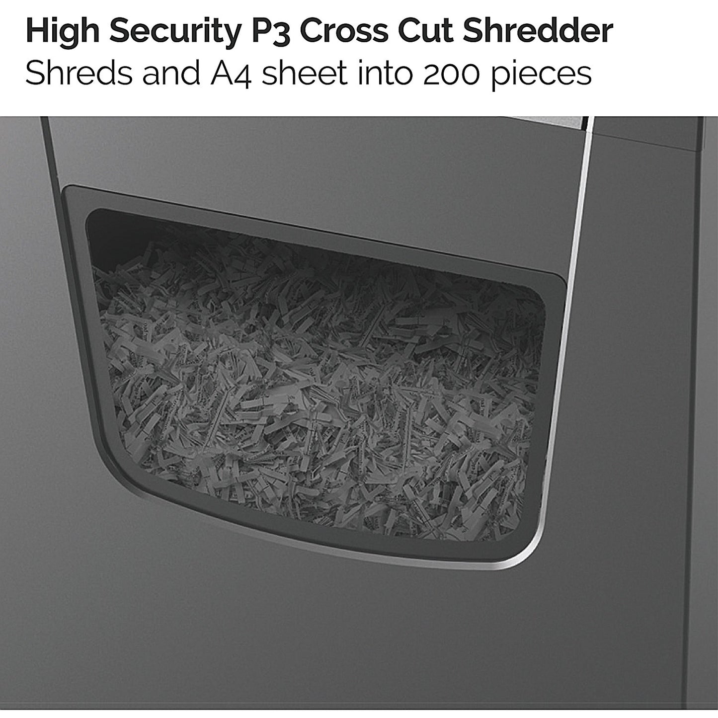 Rexel Momentum X312-SL Slimline P-3 Cross-Cut Shredder, 23 Litres