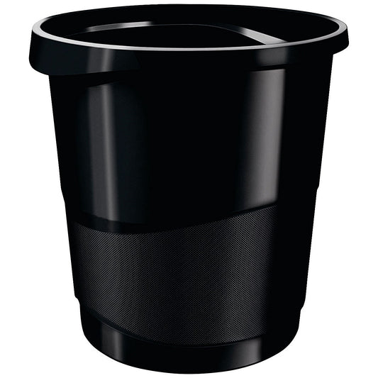 Rexel Choices Waste Bin 14 Litre Black
