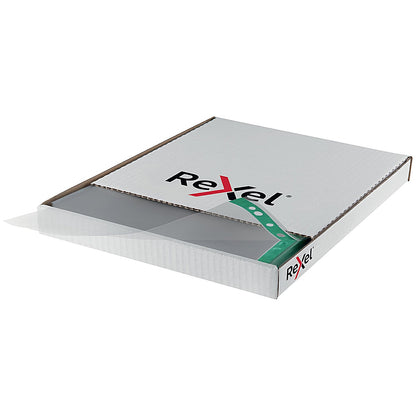 Rexel A4 Punched Pockets, 90 Micron, Top Opening, Pack of 25