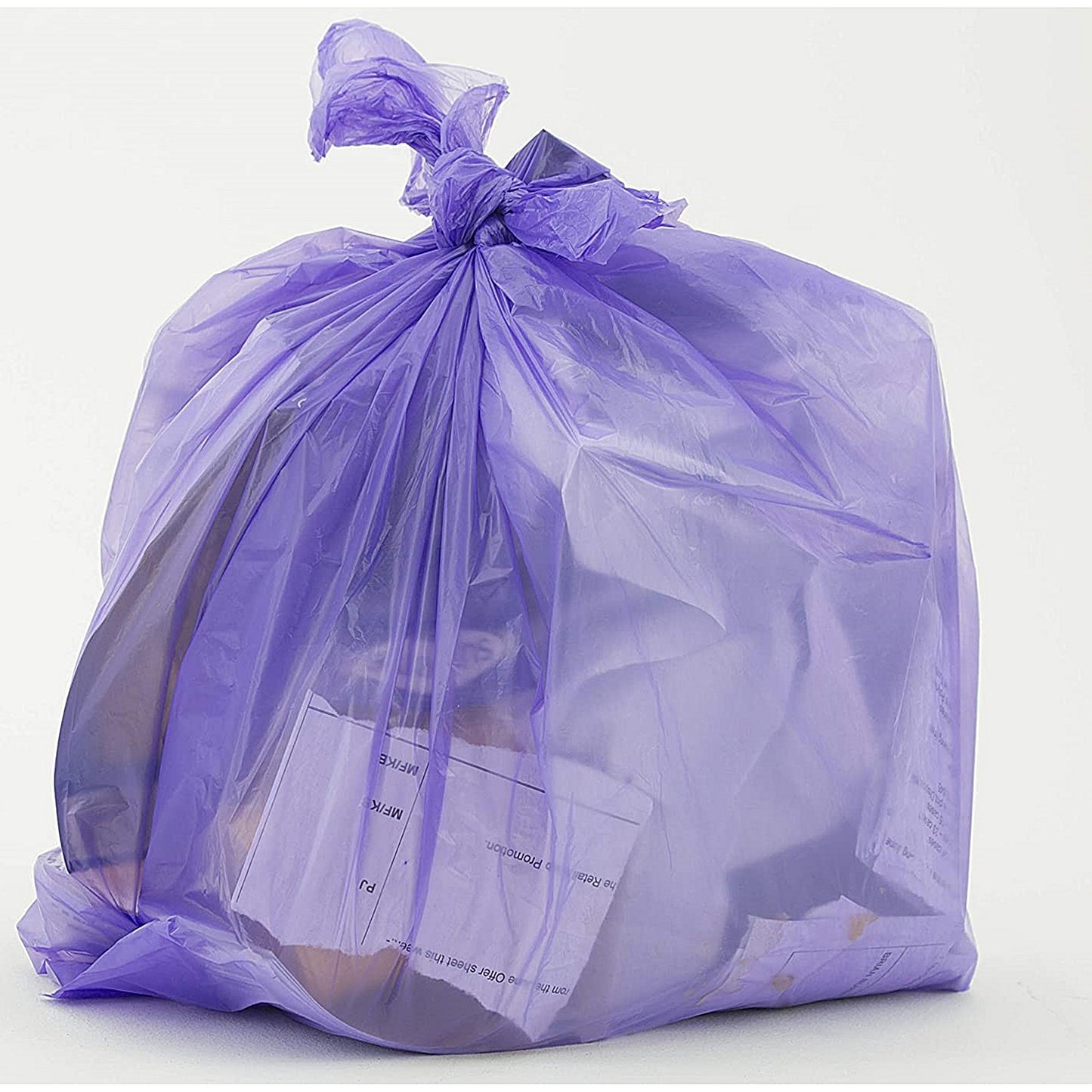 Le Cube Heavy Duty Pedal Bin Liners, 15 Litre, Lilac, Pack of 300