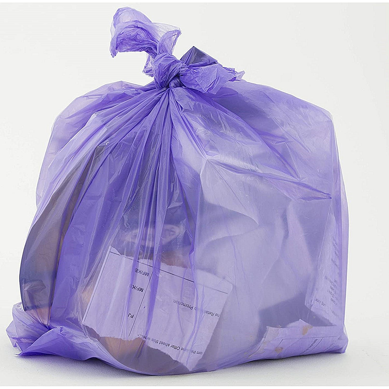 Le Cube Heavy Duty Pedal Bin Liners, 15 Litre, Lilac, Pack of 300