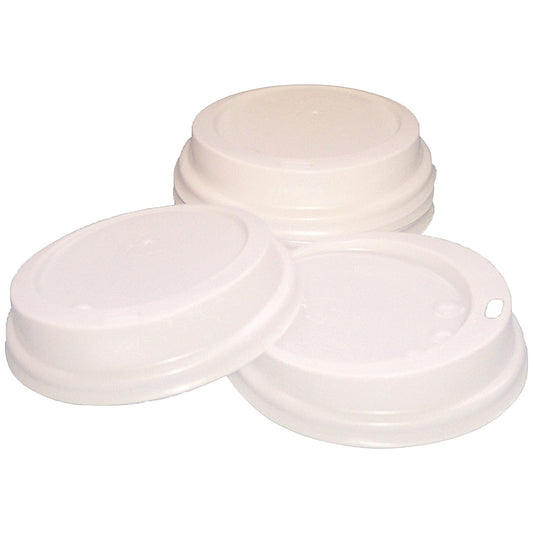 Caterpack 250ml Paper Cup Sip Lids, White, Pack of 100 Easy2Order : RY04220