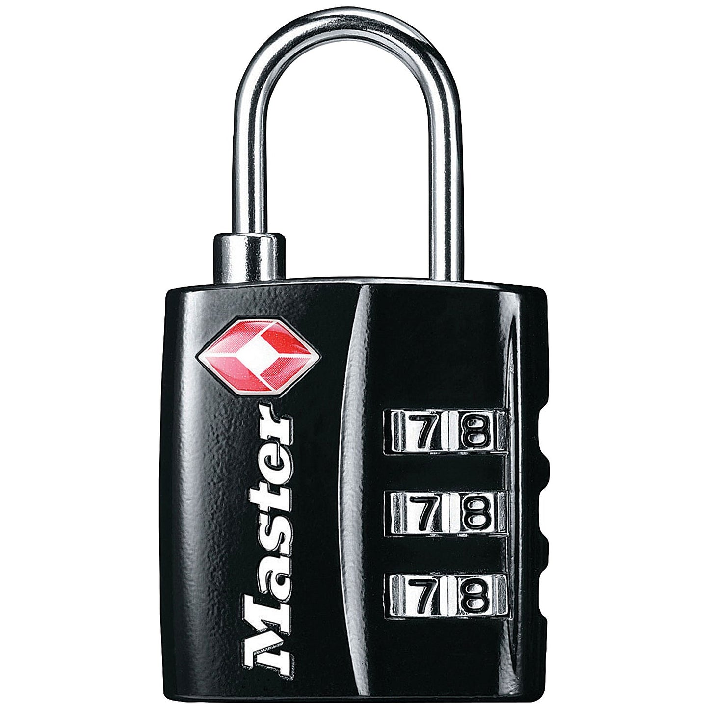 Master Lock 32mm TSA Combination Padlock, Black