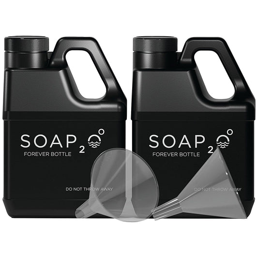 Forever Bottles with 2 Funnels 4 Litres (Pack of 2)