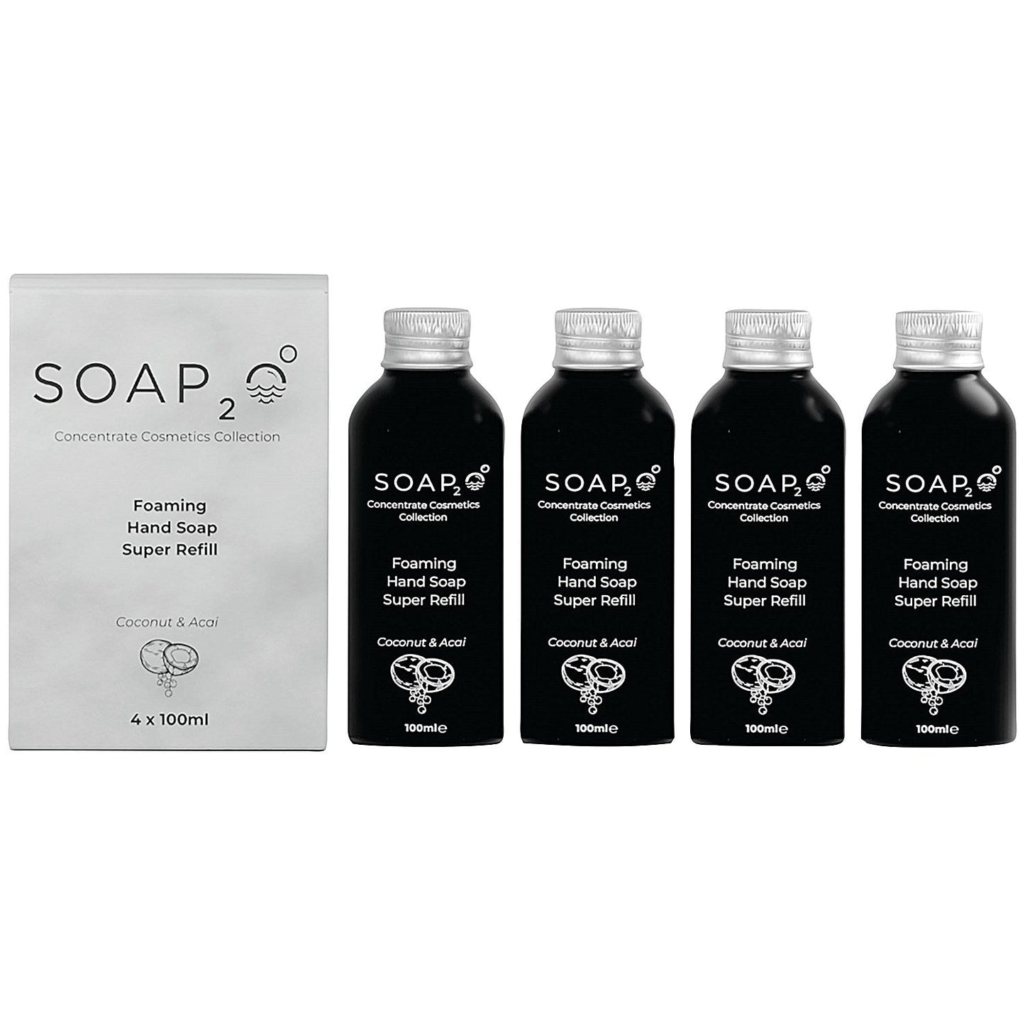 Foaming Hand Soap Super Refill Makes 4 Litres (Pack of 4)