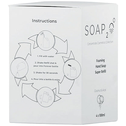 Foaming Hand Soap Super Refill Makes 4 Litres (Pack of 4)