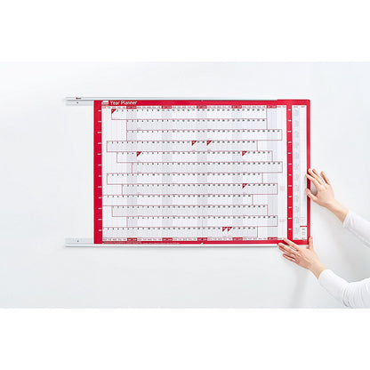 Sasco Aluminium Chart Track, Two Rails (Upper and Lower) for Single 915mm Wide Planner