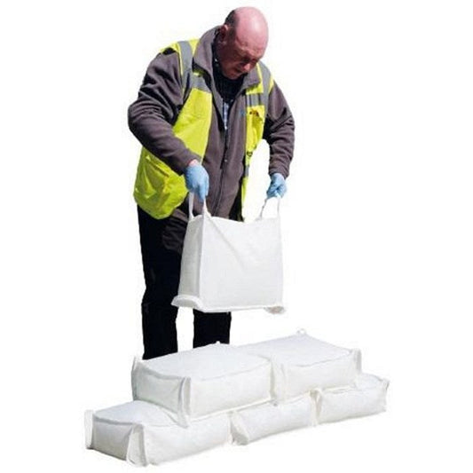 Portable Water Activated Expanding Flood Cubes, White, Pack of 4