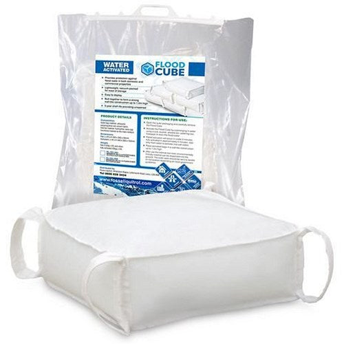 Portable Water Activated Expanding Flood Cubes, White, Pack of 4 Easy2Order : SBY02428