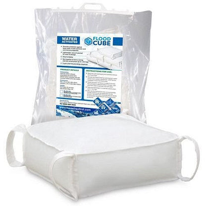Portable Water Activated Expanding Flood Cubes, White, Pack of 4 Easy2Order : SBY02428