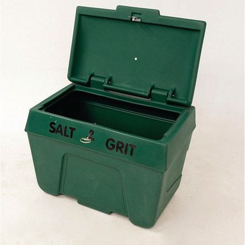 Slingsby Heavy Duty Salt and Grit Bin without Hopper Feed with Hasp, 200 Litre, Green Easy2Order : SBY08638