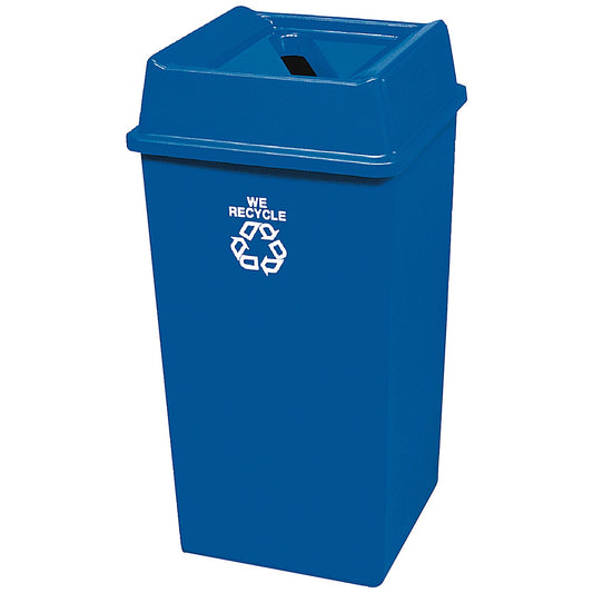 Paper Recycling Bin Base, 132.5 Litre, Blue