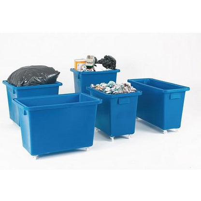 Bottle Skip, 405x610x560mm, 138 Litre, Blue