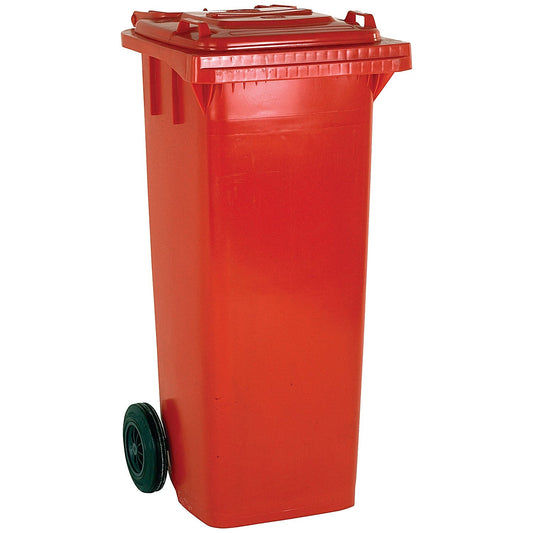 Wheelie Bin, 140 Litre, Red Easy2Order : SBY14057