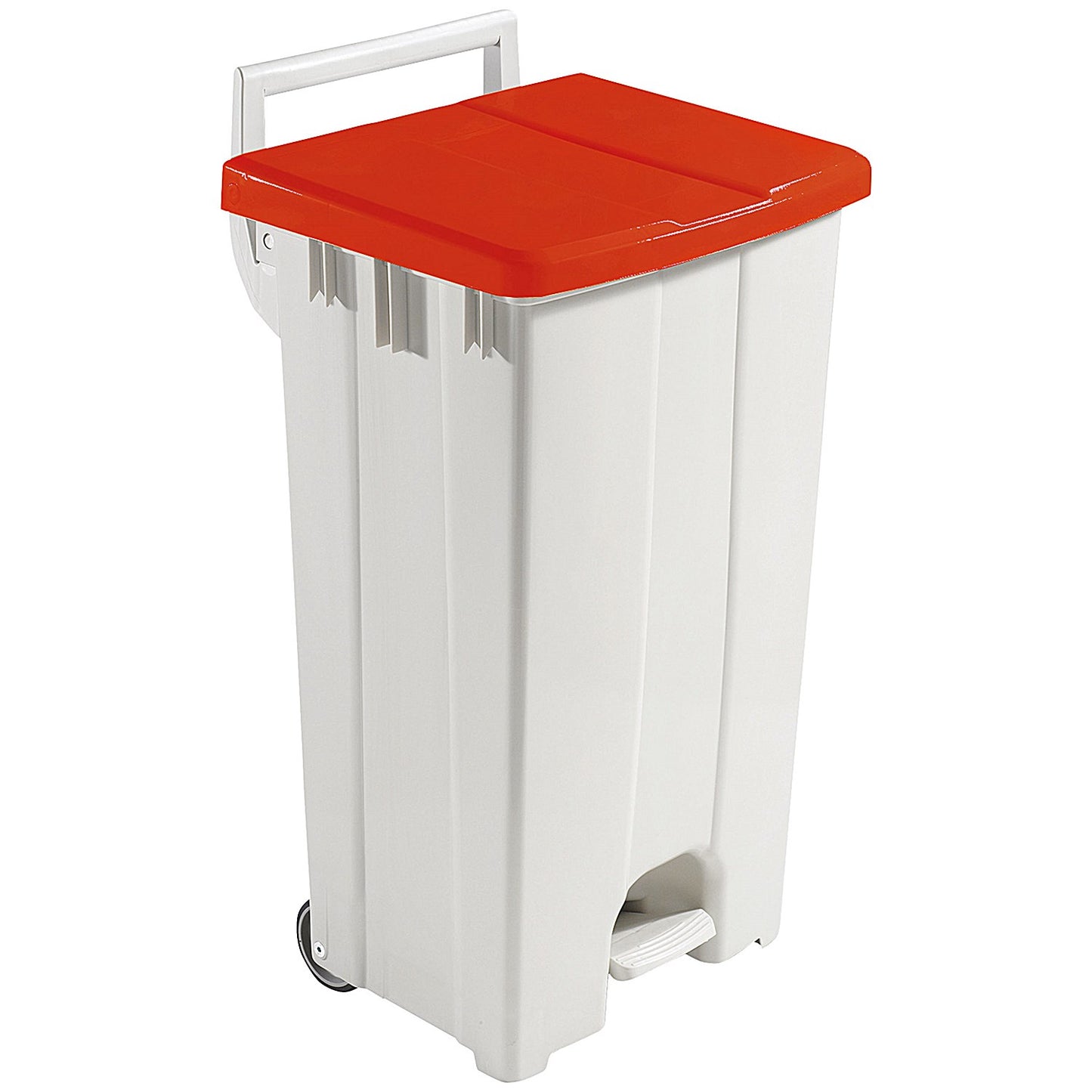 Plastic Pedal Bin, 90 Litre, Grey