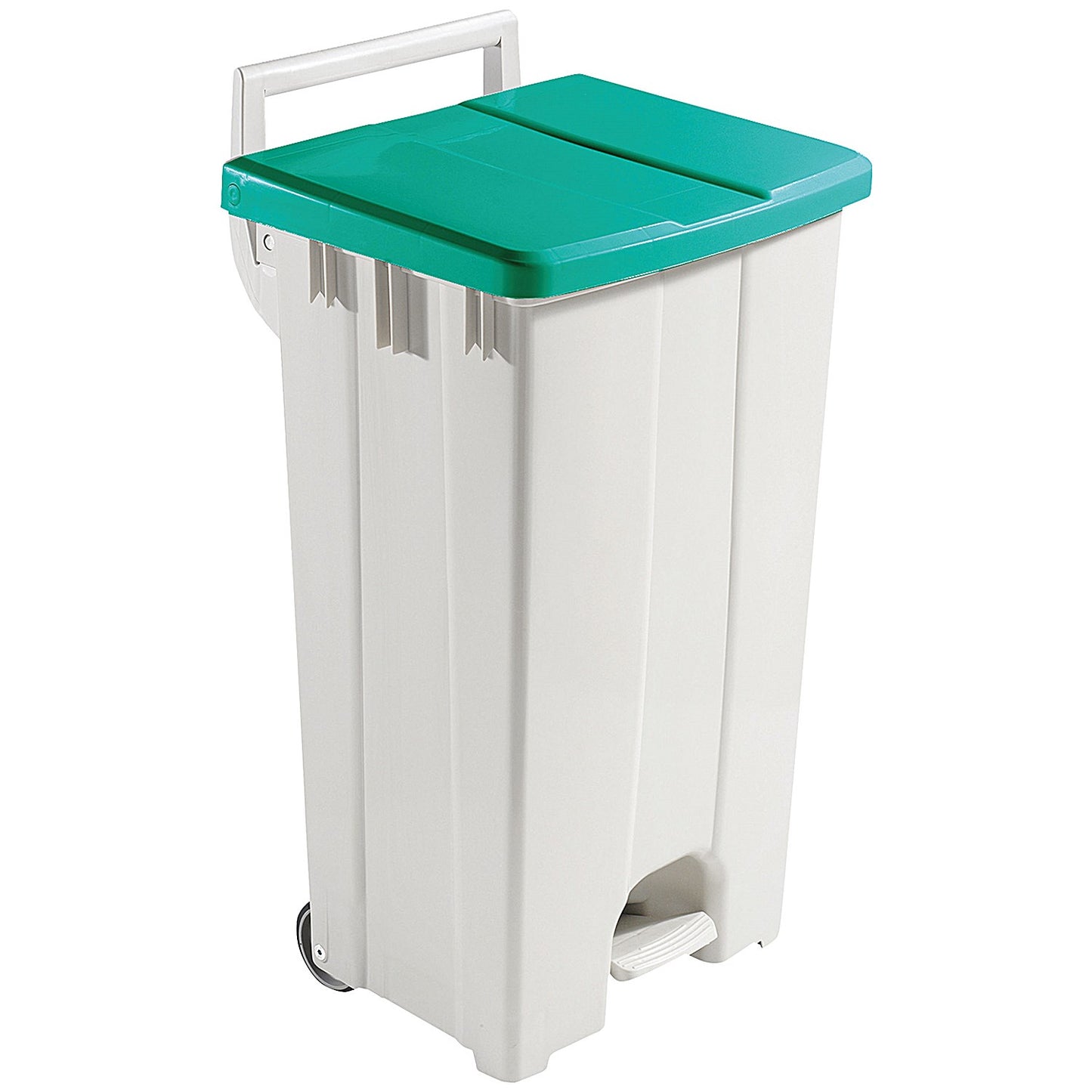Plastic Pedal Bin, 90 Litre, Grey