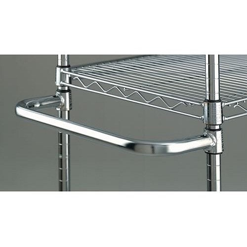 Mobile Trolley 2-Tier Chrome 372995