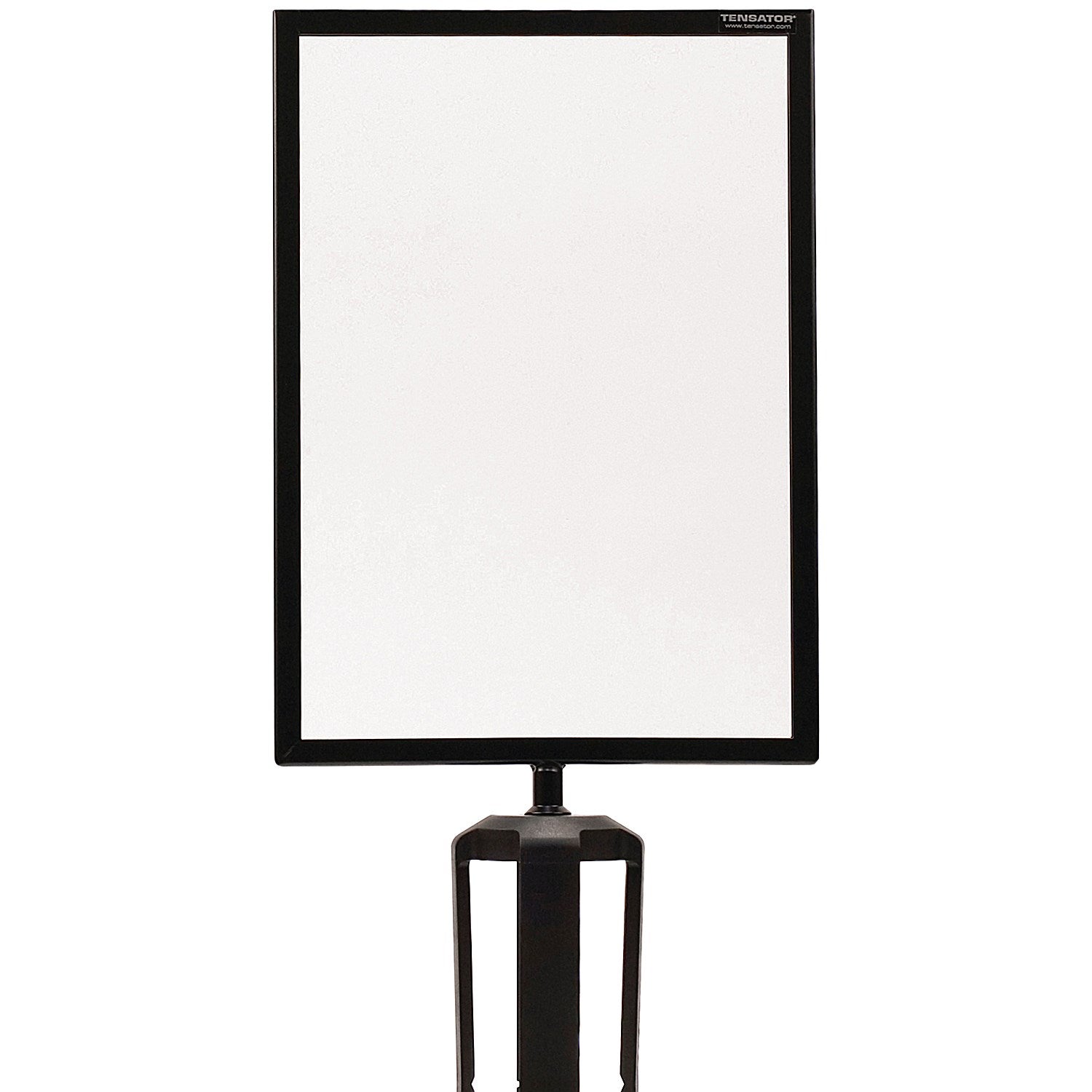 VFM Barrier System Sign Holder A4 Portrait Black