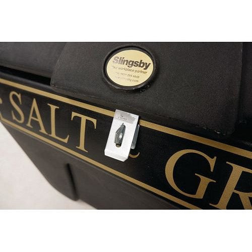 Victoriana Salt and Grit Bin with Hasp and Staple, 200 Litre, Black