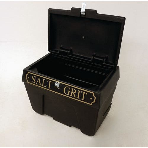 Victoriana Salt and Grit Bin with Hasp and Staple, 200 Litre, Black Easy2Order : SBY44726