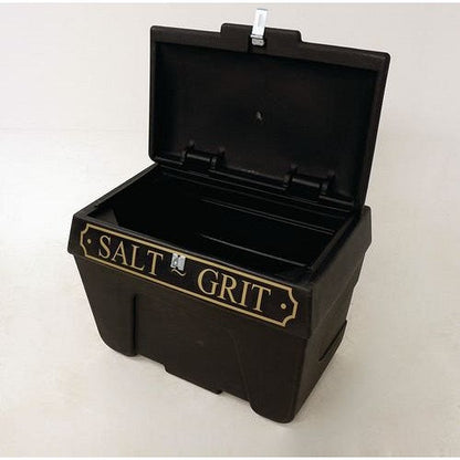 Victoriana Salt and Grit Bin with Hasp and Staple, 200 Litre, Black Easy2Order : SBY44726
