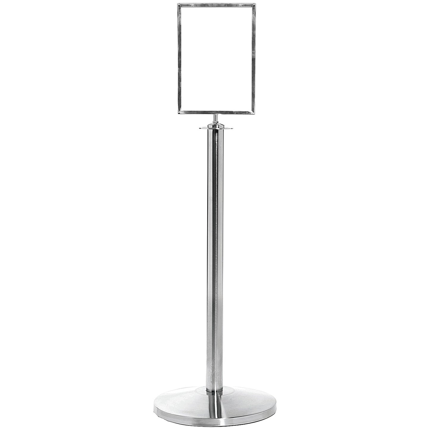 VFM Flat Top Post and Sign Holder Silver