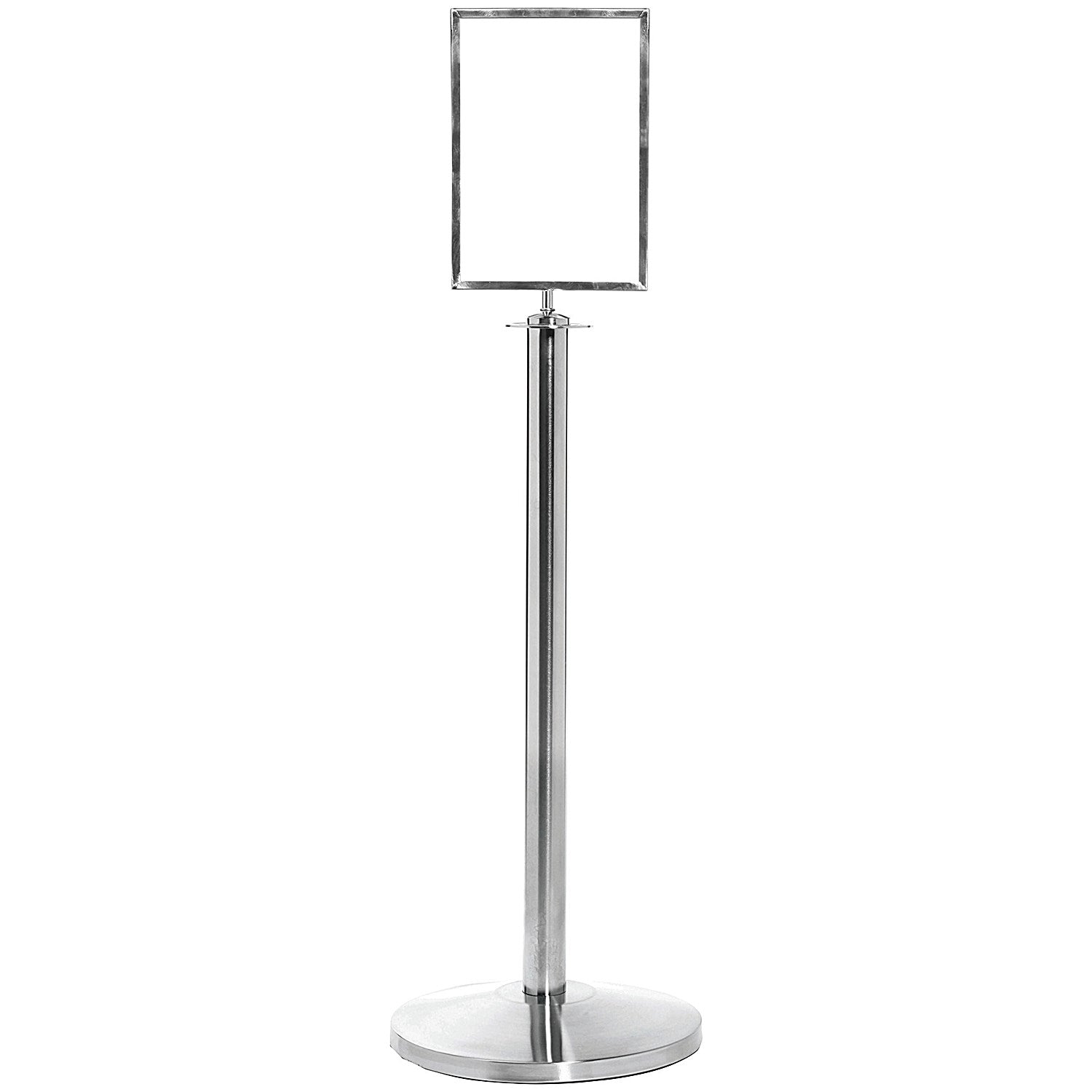 VFM Flat Top Post and Sign Holder Silver