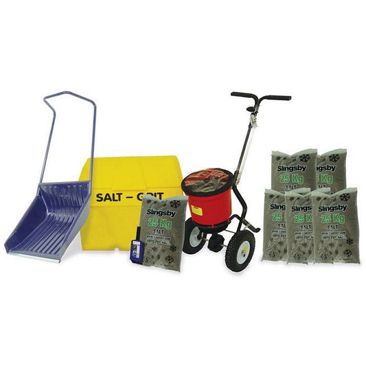 Car Park Winter Snow and Ice Clearance Kit, Small, Yellow Easy2Order : SBY51486