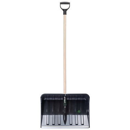 Alpinus Eco Snow Pusher Shovel 550x195x1400mm Black Easy2Order : SBY59547