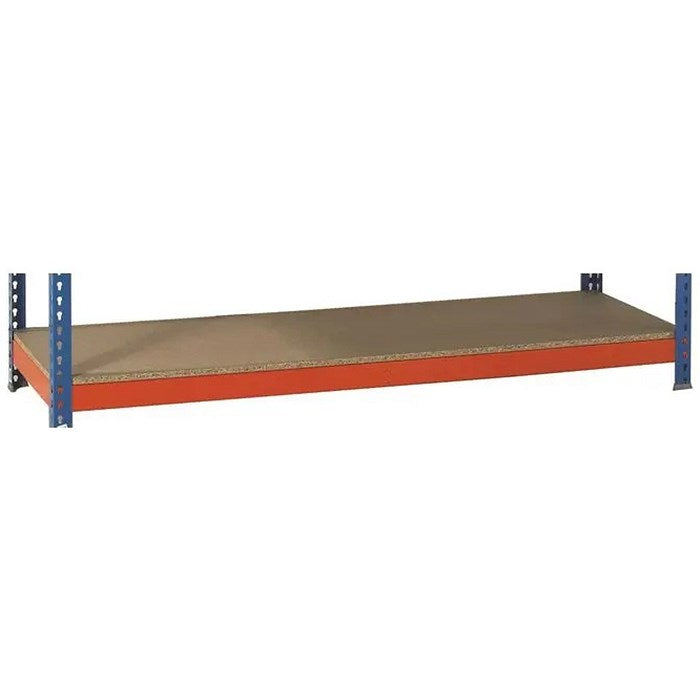Heavy Duty Painted Additional Shelf 1500x600mm Orange/Zinc