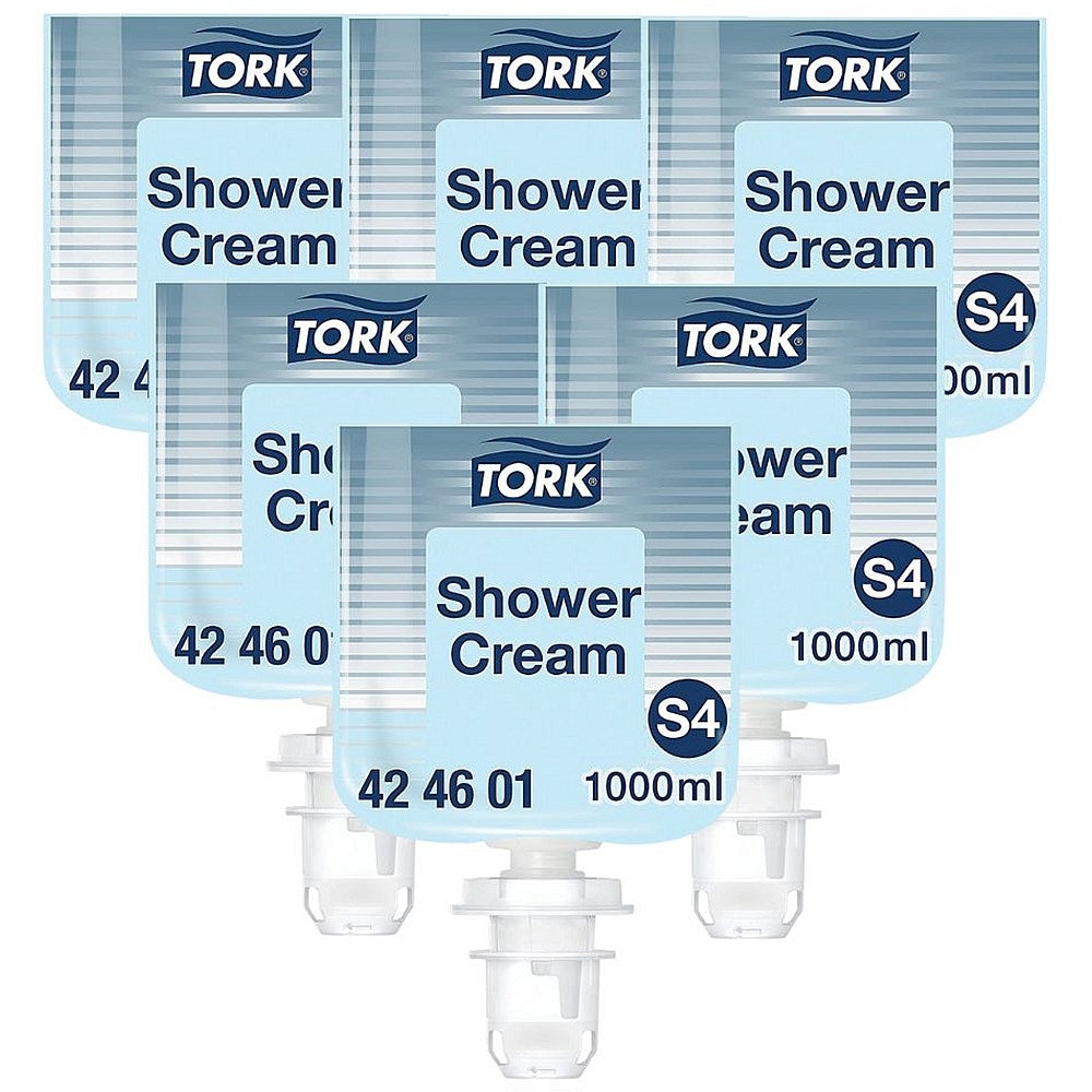 Tork S4 Shower Cream, 1 Litre, Pack of 6
