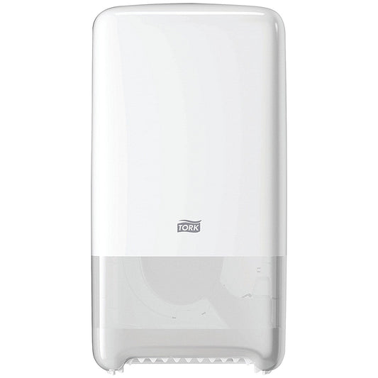 Tork T6 Twin Mid-Size Toilet Roll Dispenser, White Easy2Order : SCA38212