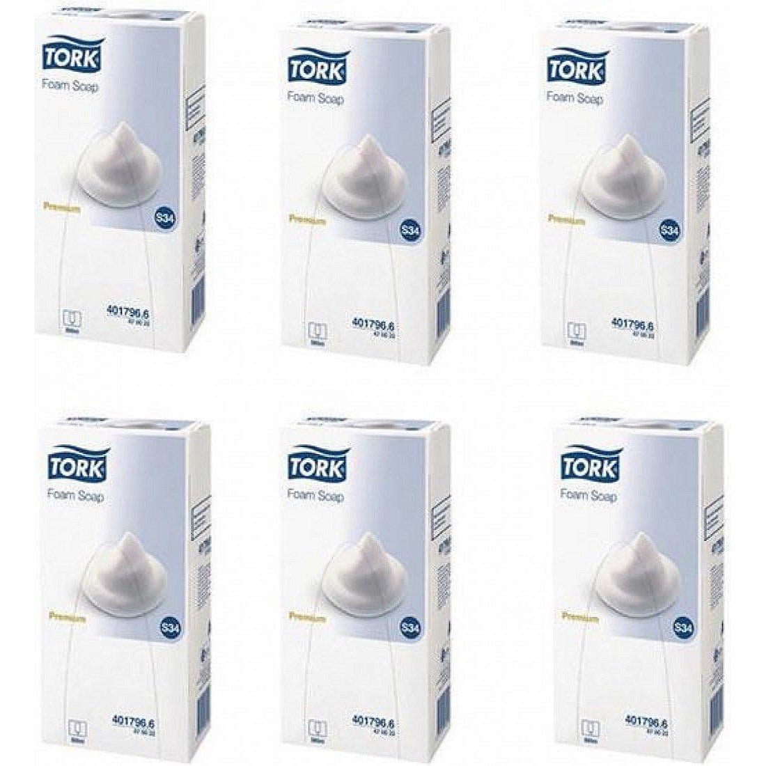Tork Luxury Foam Hand Wash Cartridge, 800ml, Pack of 6