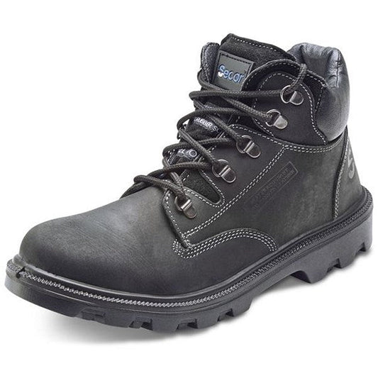 Beeswift Sherpa Dual Density Pu/Rubber Mid Cut Boots, Black, 7 Easy2Order : SCBBL07