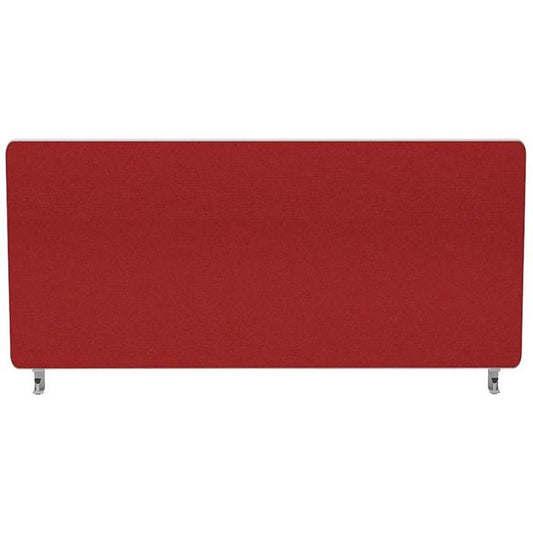Impulse Plus Desk Screen, 800x450mm, Burgundy