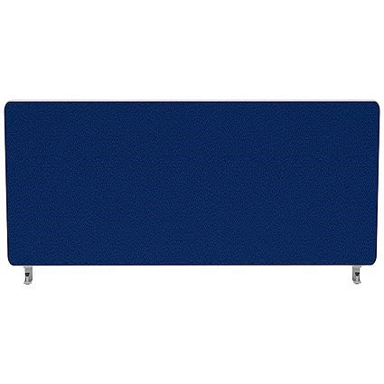 Impulse Plus Desk Screen, 1000x450mm, Powder Blue
