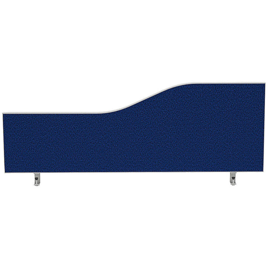 Impulse Plus Wave Desk Screen, 1000x450mm, Powder Blue