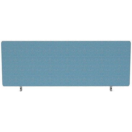 Impulse Plus Desk Screen, 1200x450mm, Sky Blue