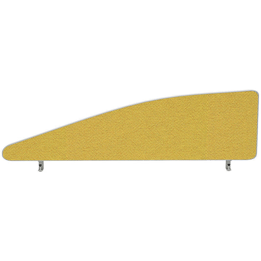 Impulse Plus Angle Desk Screen, 1200x450mm, Beige