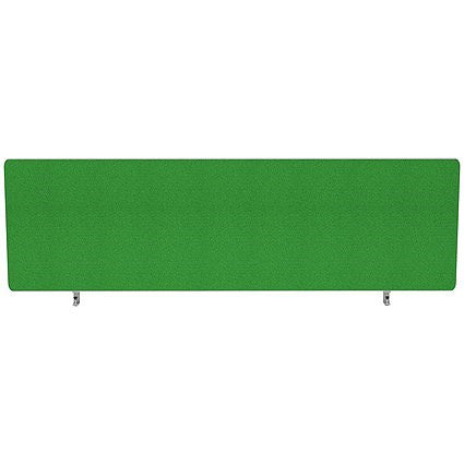 Impulse Plus Desk Screen, 1400x450mm, Palm Green