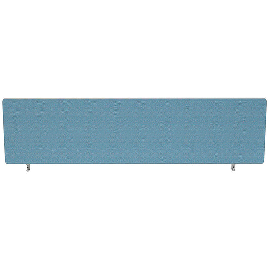 Impulse Plus Desk Screen, 1400x450mm, Sky Blue