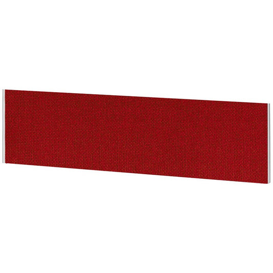Impulse Plus Desk Screen, 1500x450mm, Burgundy
