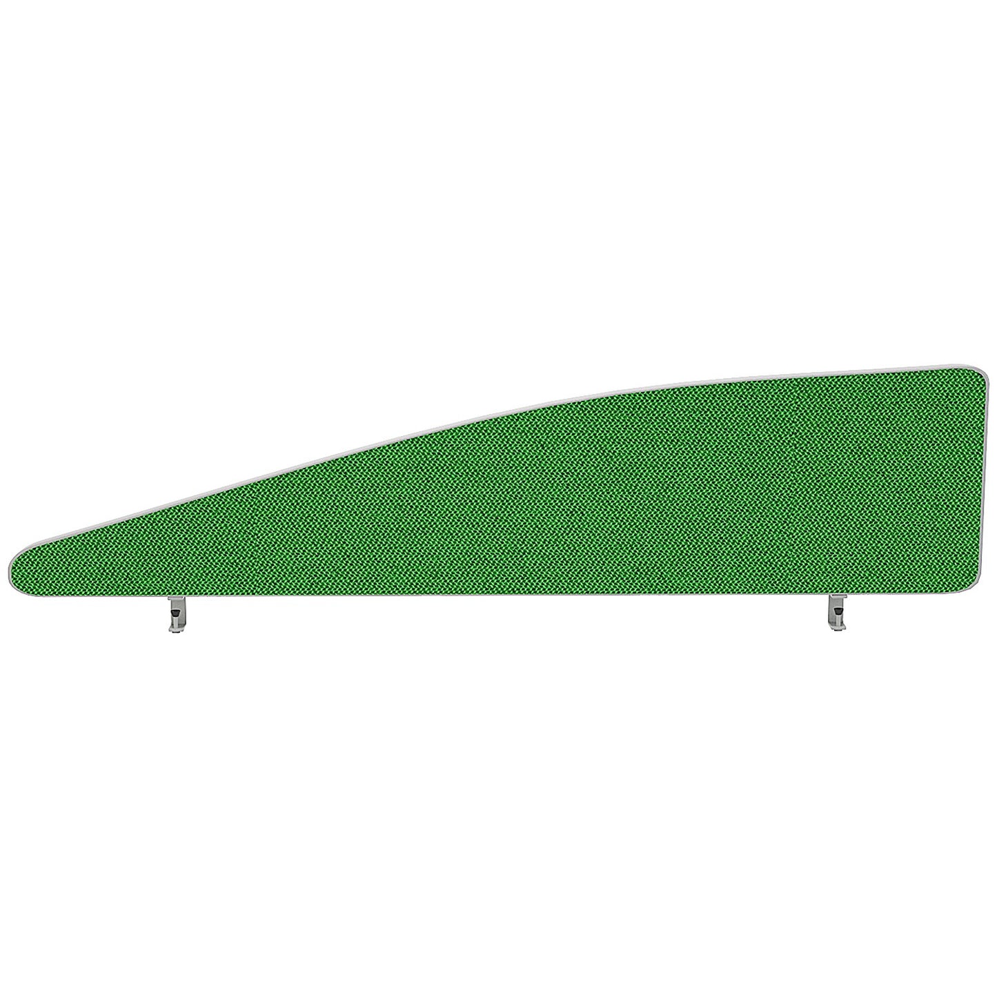 Impulse Plus Angle Desk Screen, 1500x450mm, Palm Green