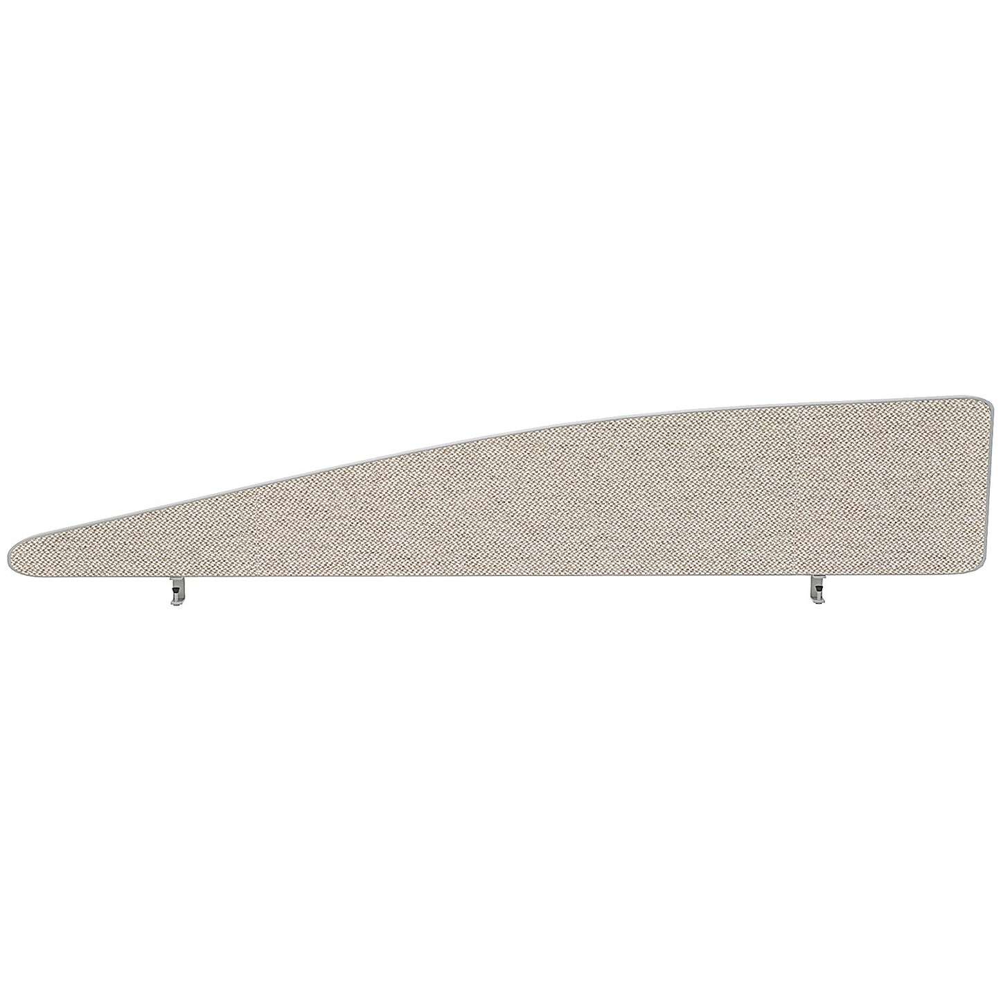 Impulse Plus Angle Desk Screen, 1800x450mm, Light Grey