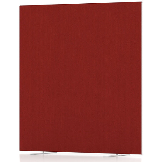 Impulse Plus Floor Screen, 1400x1500mm, Burgundy