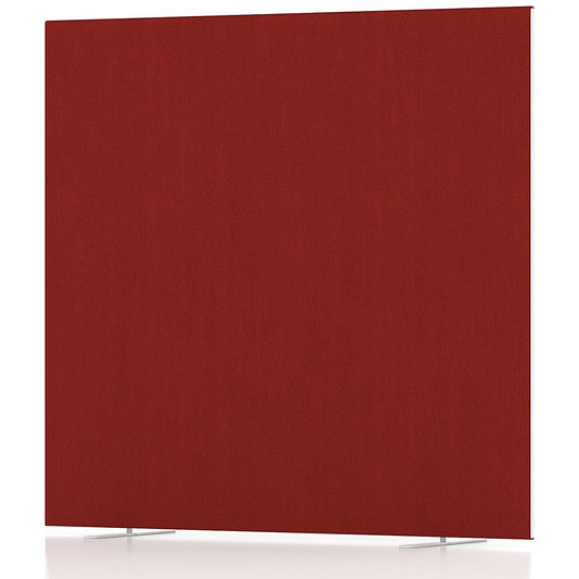 Impulse Plus Floor Screen, 1600x1500mm, Burgundy