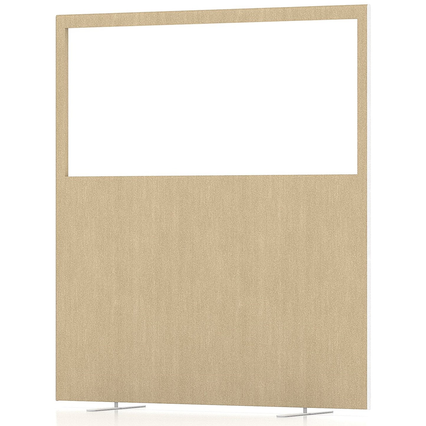 Impulse Plus Clear Half Vision Floor Screen, 1600x1800mm, Beige